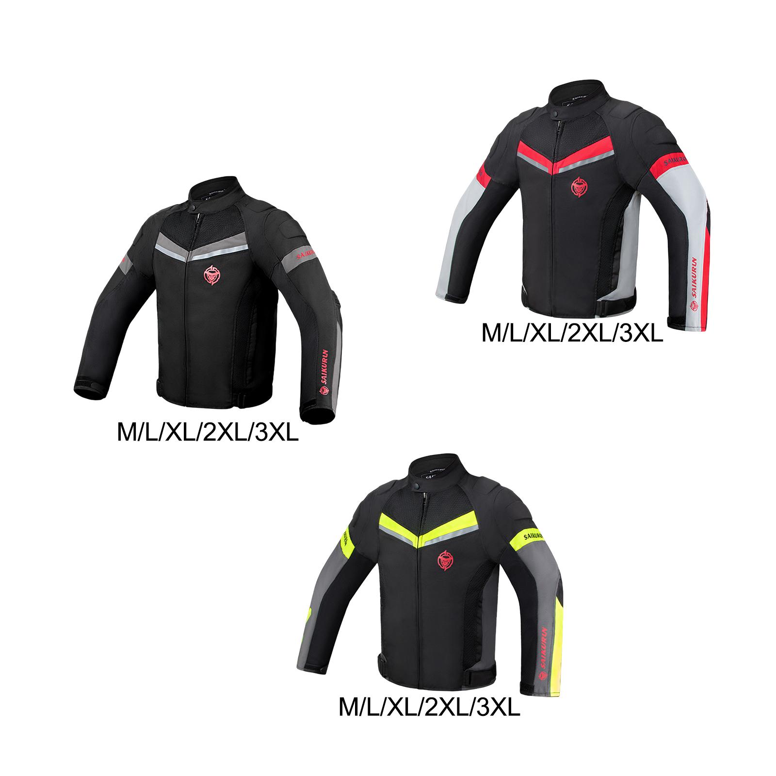 Motorcycle Mesh Jacket Summer Breathable - オートバイライディングジャケット パッド付きバイクジャケット 夏に通気性抜群