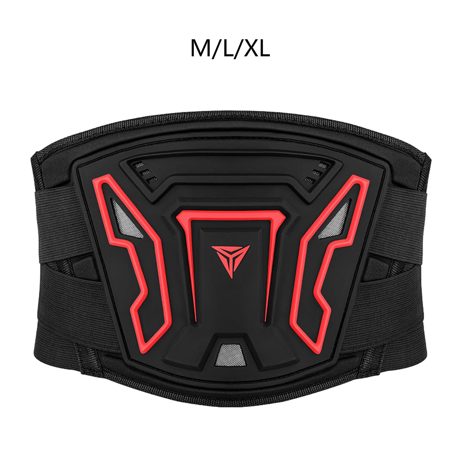 Motorcycle Kidney Belt Riding - バックサポートブレース PVCパッド付き 調節可能なストラップ 腎臓保護ベルト バイク乗車やアウトドアアクティビティ用
