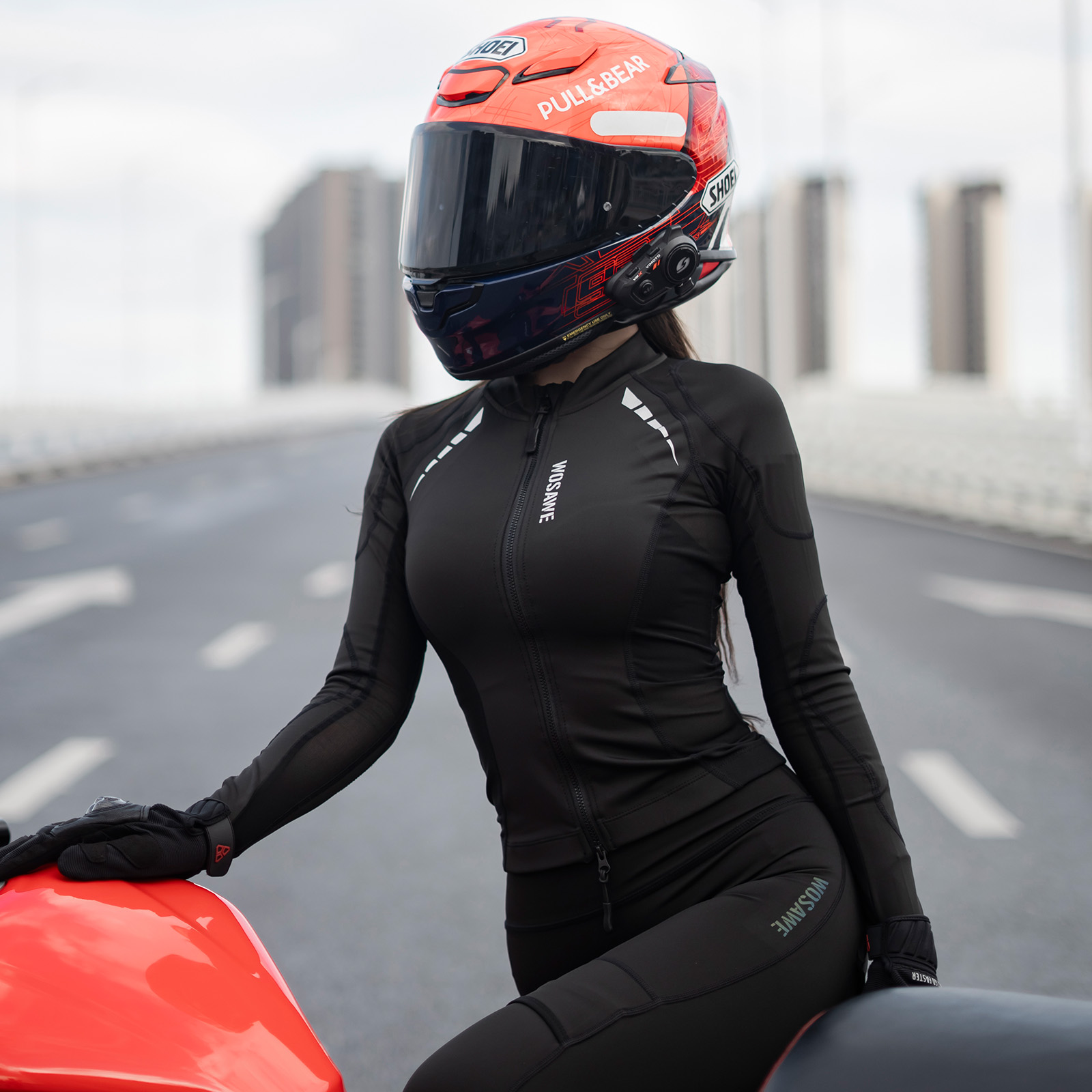 Motorcycle Mesh Jacket Summer Breathable - WOSAWE 女性オートバイジャケット夏メッシュ通気性バイカーシャツストリートライディングモトモーターサイクリスト服
