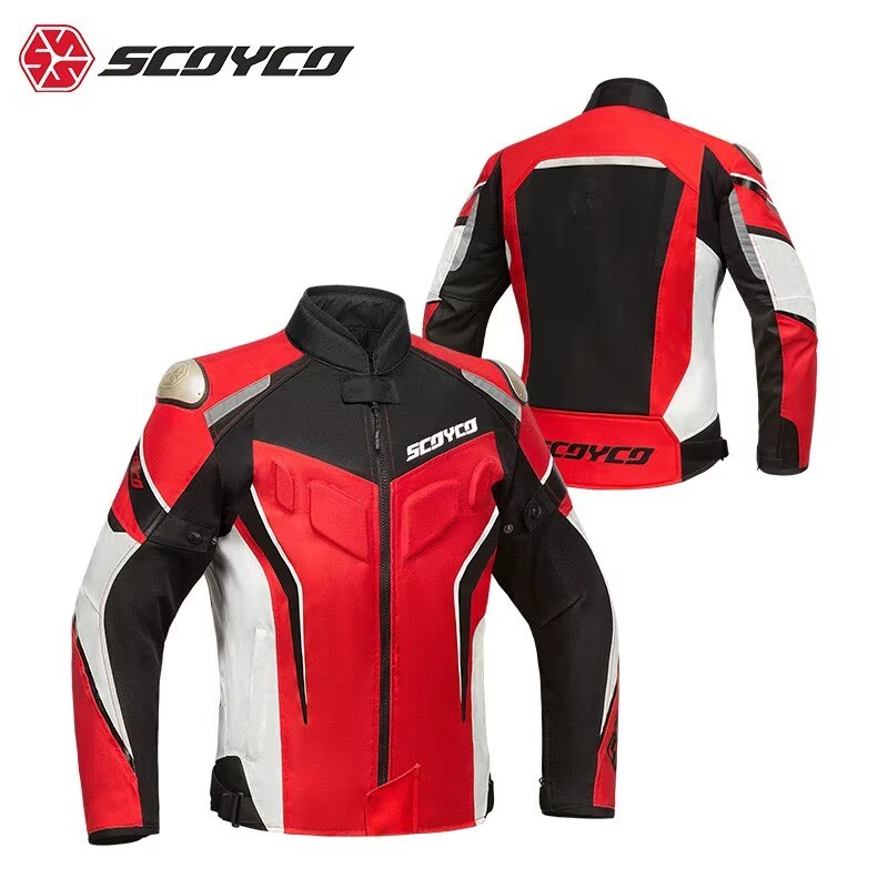Motorcycle Mesh Jacket Summer Breathable - SCOYCO 夏用通気メッシュCE規格適合オートバイジャケットパンツスーツ 軽量保護ライディングギア 都市型ストリートバイク用