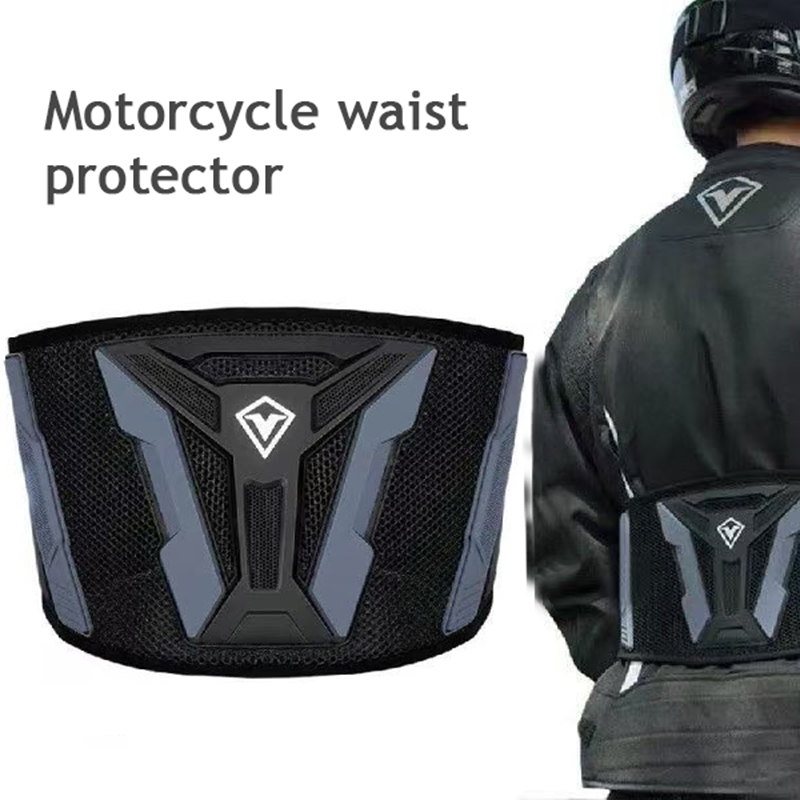 Motorcycle Kidney Belt Riding - 通気性のあるオートバイ用キドニーベルト、オフロードライディングと転倒防止保護のための調整可能なサポート付き、サイクリング安全アイテム