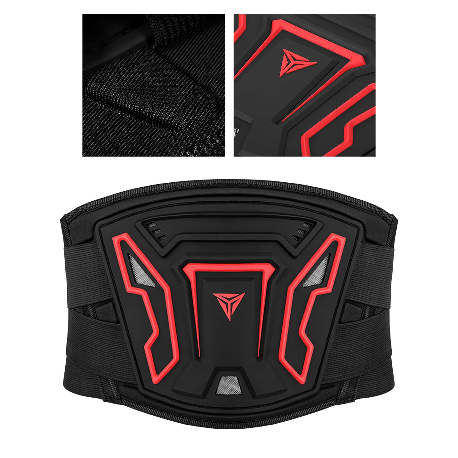 Motorcycle Kidney Belt Riding - バイク用バックサポートベルト 調節可能なフォームパッド入りキドニープロテクター 通気性ストラップ モトクロスライディング用