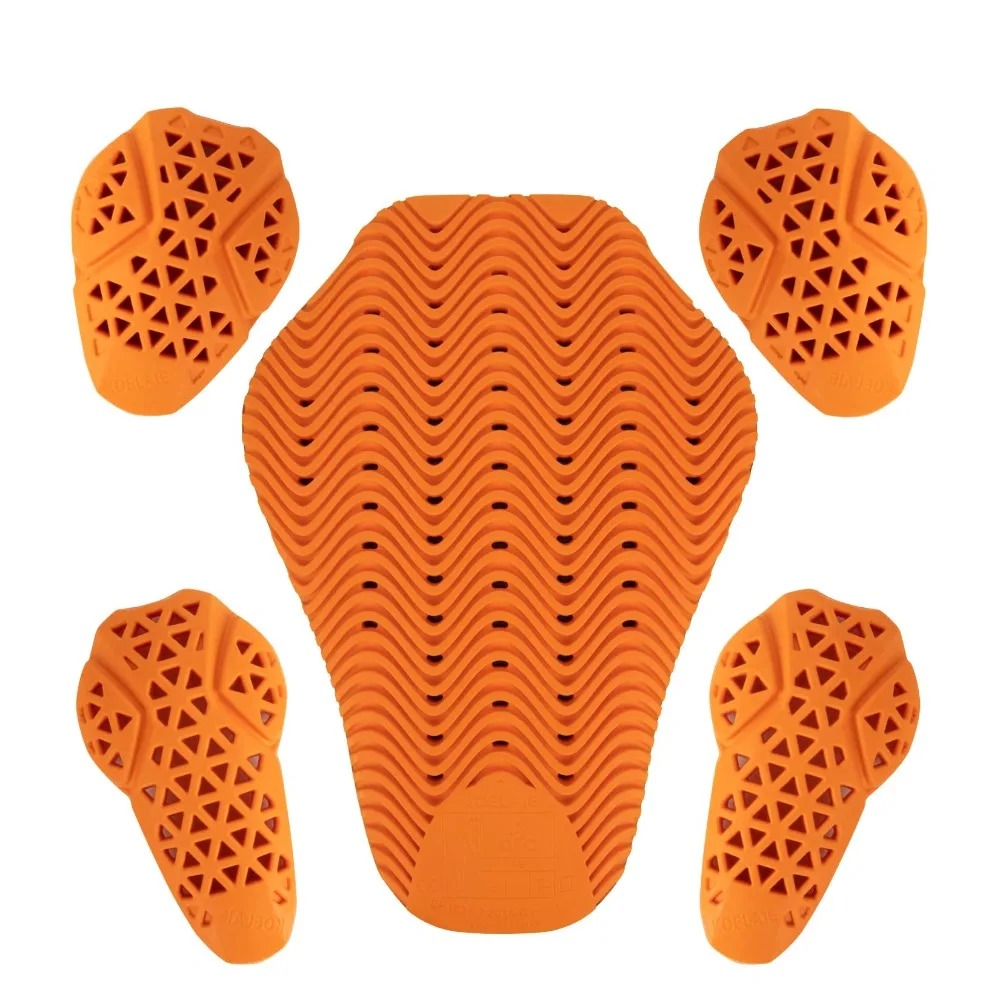 Motorcycle Back Protector Ce Level 2 - フルCEレベル2認証オートバイアーマーバックパッド肘と肩保護パッドセットショルダージャケットバックプロテクターインサート