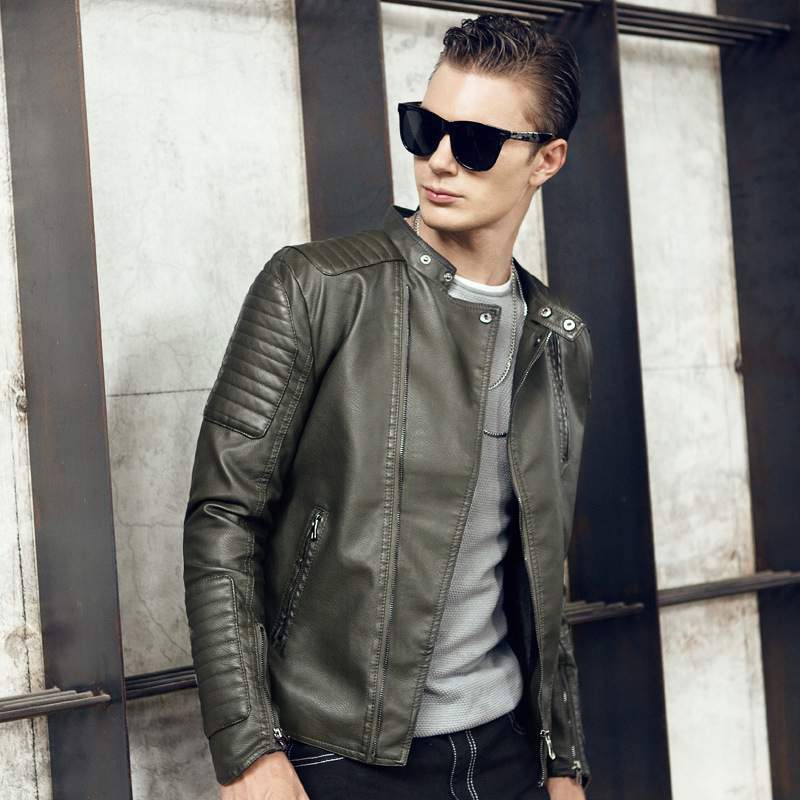 冬のメンズ暖かいフェイクレザージャケットファッションマンスト - Motorcycle Jacket Thermal Liner のレビューと価格