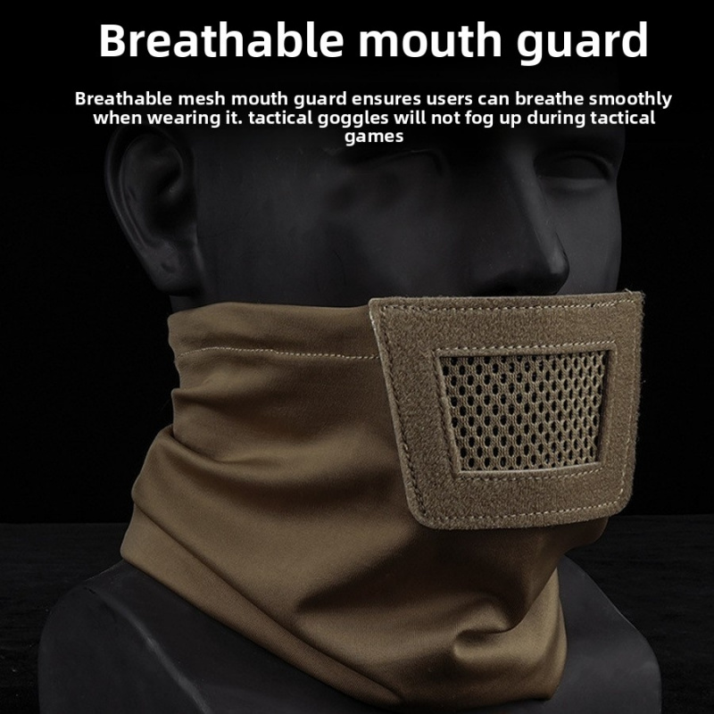 戦術的なフェイスマスク、バラクラバ、ネックゲイター、迷彩メッ - Motorcycle Neck Gaiter Balaclava のレビューと価格