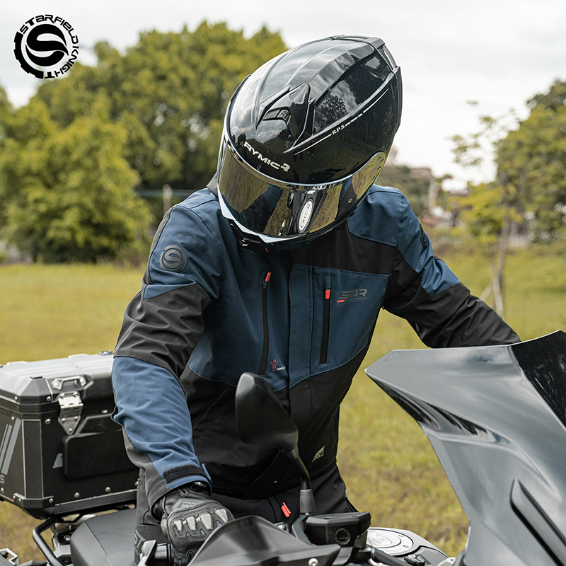 SFK ブラック モーターサイクルジャケット 防水生地 20 - Motorcycle Riding Jacket Waterproof のレビューと価格