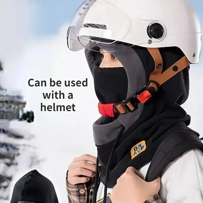 バラクラバ、防寒帽、冬用、保温、ドローストリング付き、防風、 - Motorcycle Neck Gaiter Balaclava のレビューと価格