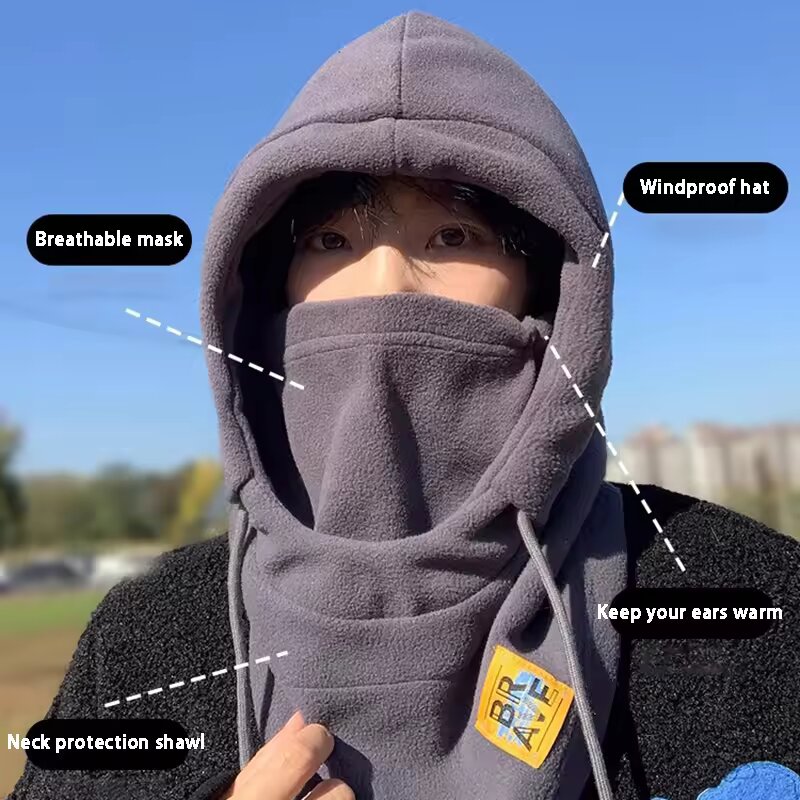 バラクラバ、防寒帽、冬用、保温、ドローストリング付き、防風、 - Motorcycle Neck Gaiter Balaclava のレビューと価格