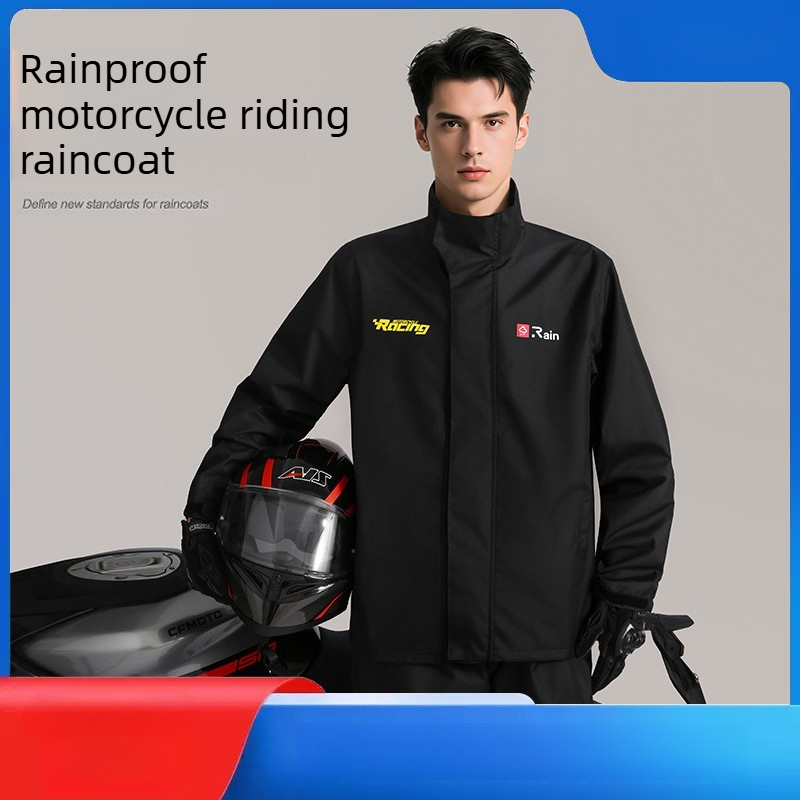 2026年新型バイク用レインスーツ男女兼用レインギア防水保護 - Motorcycle Rain Suit 2 Piece のレビューと価格