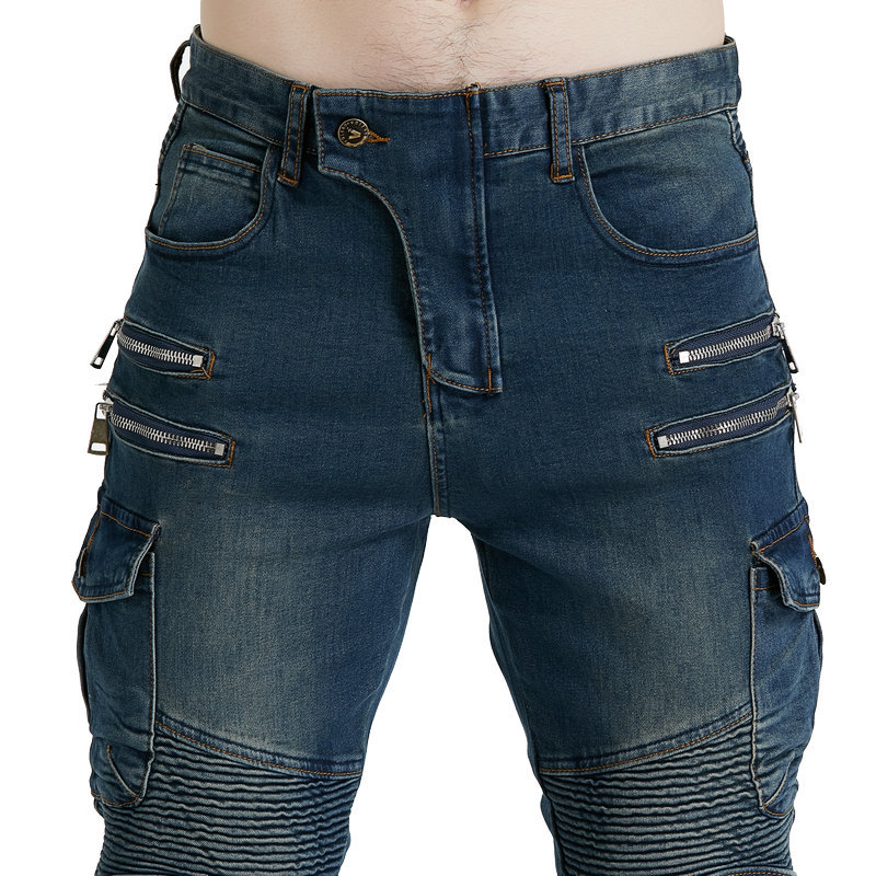 メンズバイク用ライディングジーンズ、耐衝撃オフロードバイカー - Motorcycle Pants Riding Armored のレビューと価格