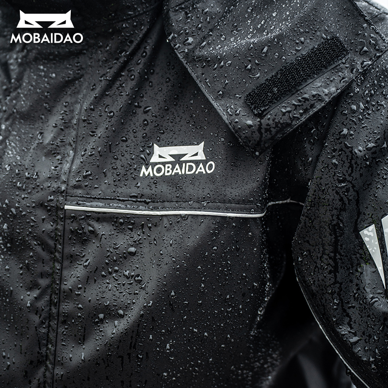 軽量防水バイク用レインスーツ 2ピース 通気性のあるパッカブ - Motorcycle Rain Suit 2 Piece のレビューと価格