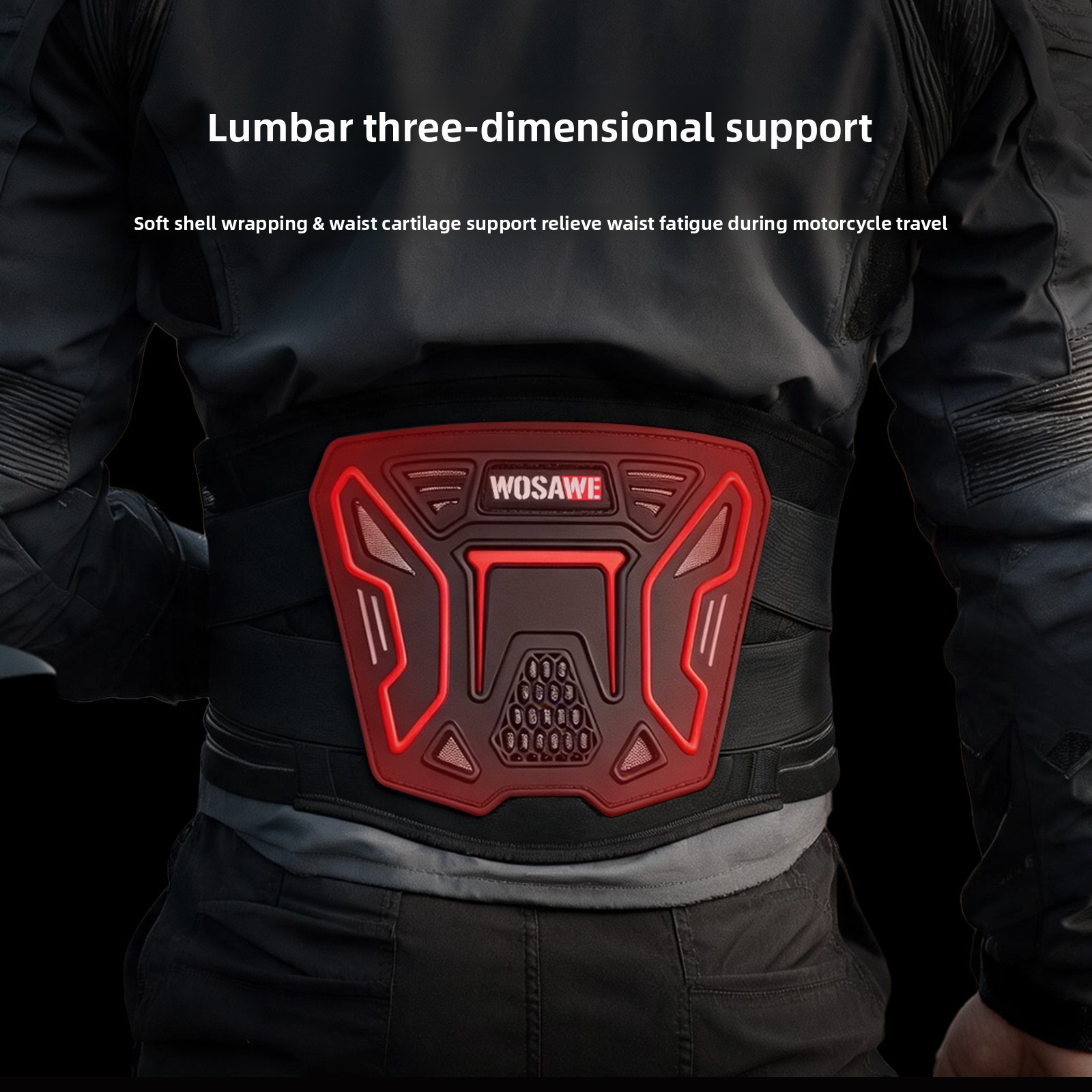 WOSAWE バイク用ウエストサポートベルト 通気性のあるP - Motorcycle Kidney Belt Riding のレビューと価格
