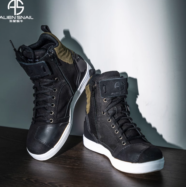 AlienSnail MT20 オートバイライディングブーツ - Motorcycle Boots Waterproof Riding のレビューと価格