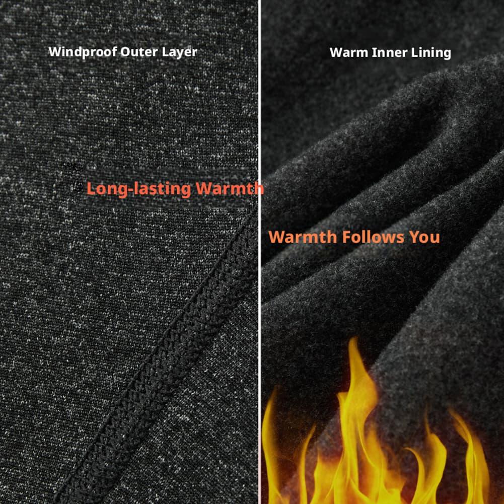 防風性に優れたサーマルバラクラバ。柔らかいフリース素材で伸縮 - Motorcycle Neck Gaiter Balaclava のレビューと価格