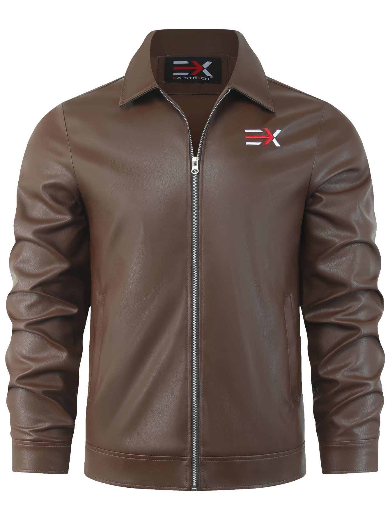 メンズ レザー モーターサイクルジャケット、秋冬用、カジュア - Leather Motorcycle Jacket Biker のレビューと価格
