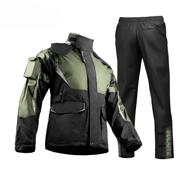男性と女性のためのオートバイのライダーレインコート,レインコ - Motorcycle Riding Jacket Waterproof のレビューと価格