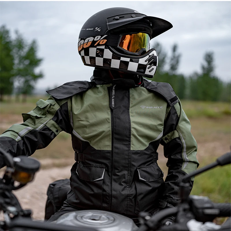 男性と女性のためのオートバイのライダーレインコート,レインコ - Motorcycle Riding Jacket Waterproof のレビューと価格
