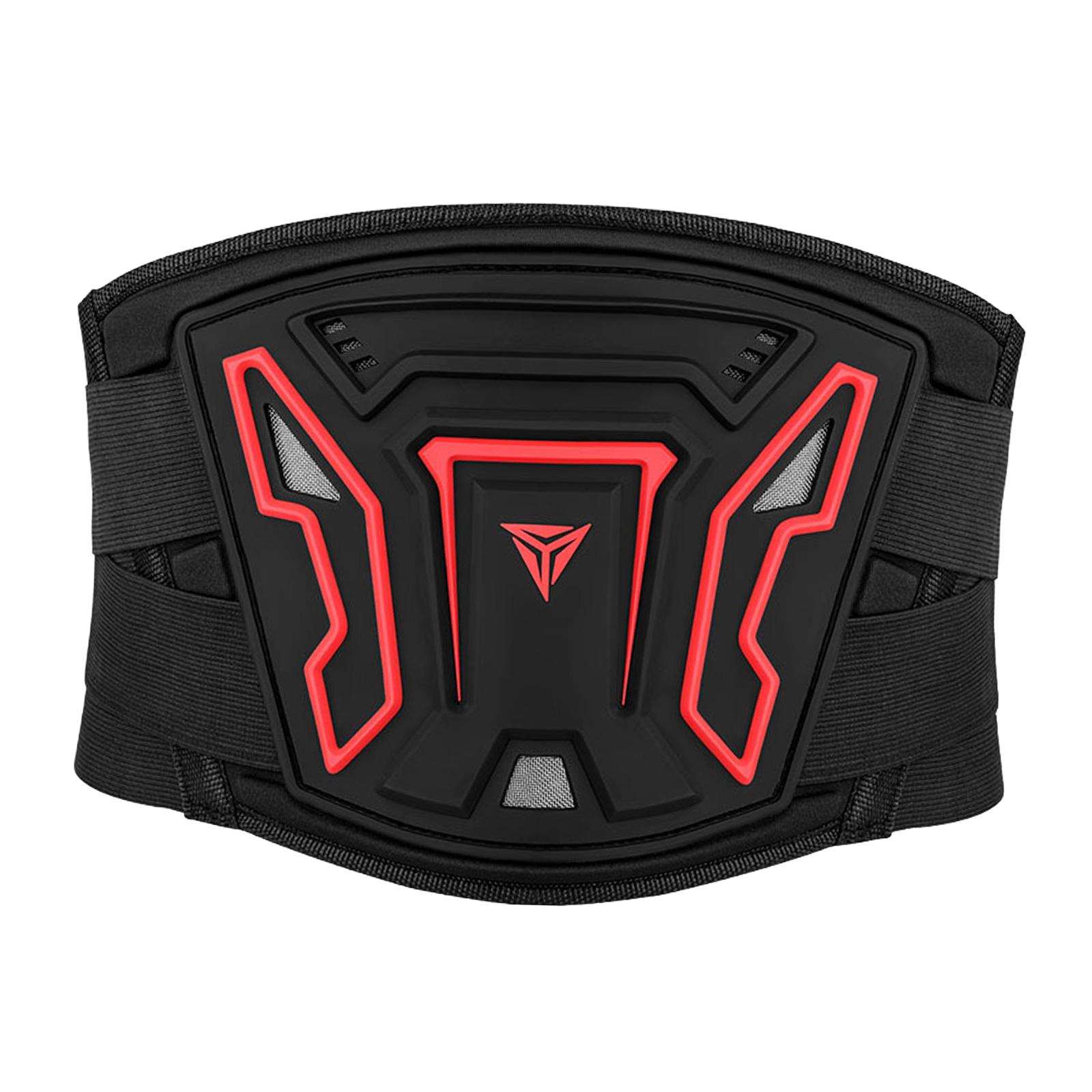 バックサポートブレース PVCパッド付き 調節可能なストラッ - Motorcycle Kidney Belt Riding のレビューと価格