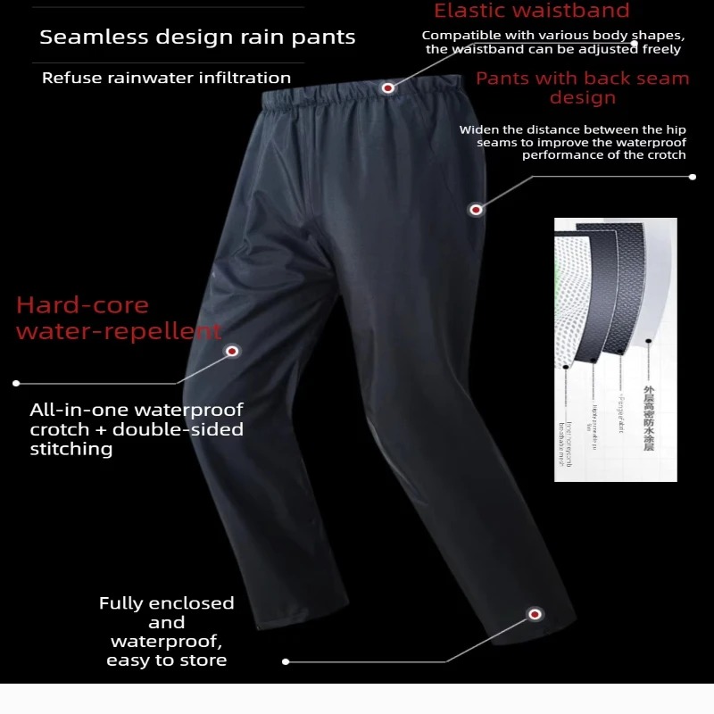 新しい黒のオートバイレインスーツ男性女性レインギア防水保護レ - Motorcycle Rain Suit 2 Piece のレビューと価格