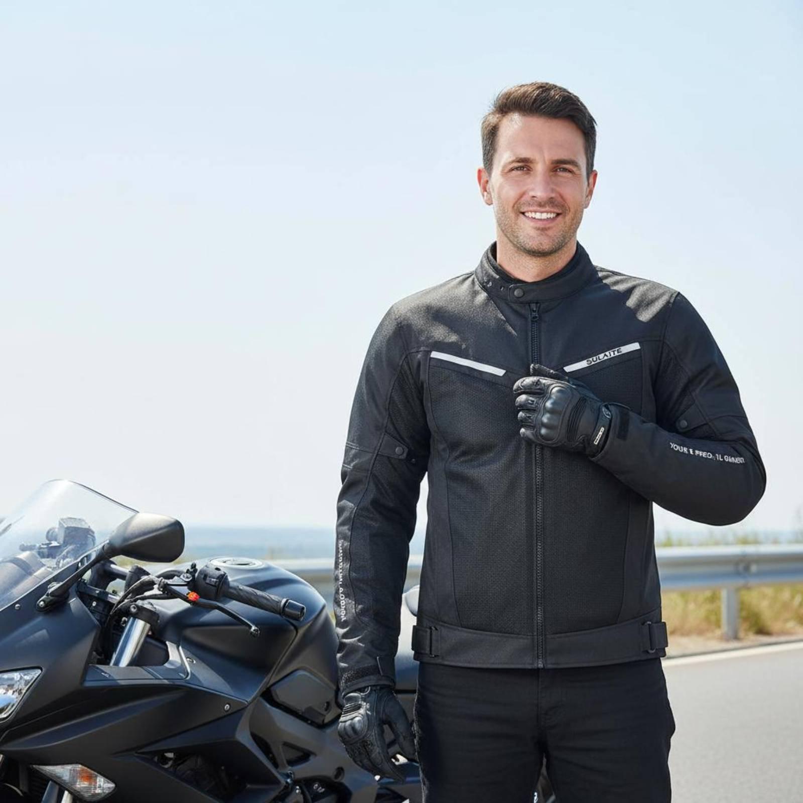 メッシュバイクジャケット 通気性のある夏用ライディングジャケ - Motorcycle Mesh Jacket Summer Breathable のレビューと価格