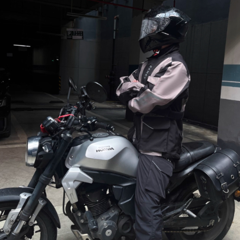 新しいオートバイレインスーツ男性女性レインギア防水保護レイン - Motorcycle Rain Suit 2 Piece のレビューと価格