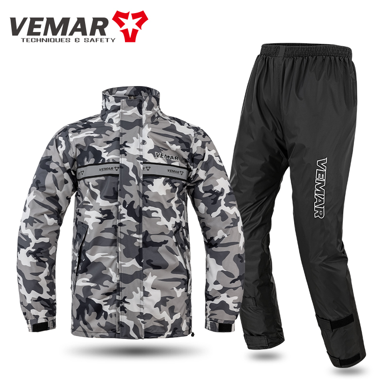 VEMARユニセックスバイク用レインコート、防水ジャケットパ - Motorcycle Riding Jacket Waterproof のレビューと価格