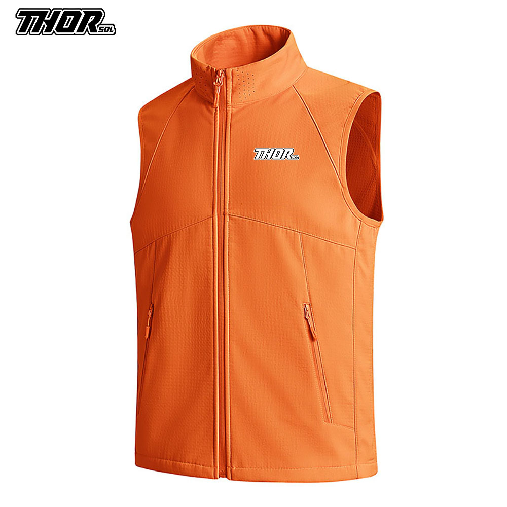 THORSOL 冬サイクリングベスト防風男性 MTB ジレ  - Motorcycle Jacket Thermal Liner のレビューと価格