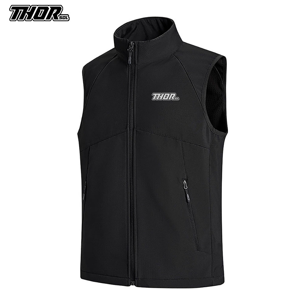 THORSOL 冬サイクリングベスト防風男性 MTB ジレ  - Motorcycle Jacket Thermal Liner のレビューと価格