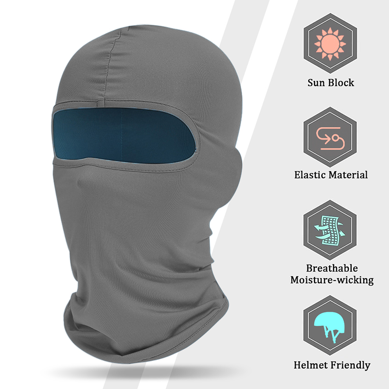 バラクラバ フルフェイスマスク 日焼け止め UVカット 冷感 - Motorcycle Neck Gaiter Balaclava のレビューと価格