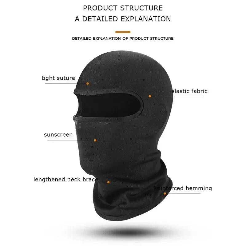 バラクラバ フルフェイスマスク 日焼け止め UVカット 冷感 - Motorcycle Neck Gaiter Balaclava のレビューと価格