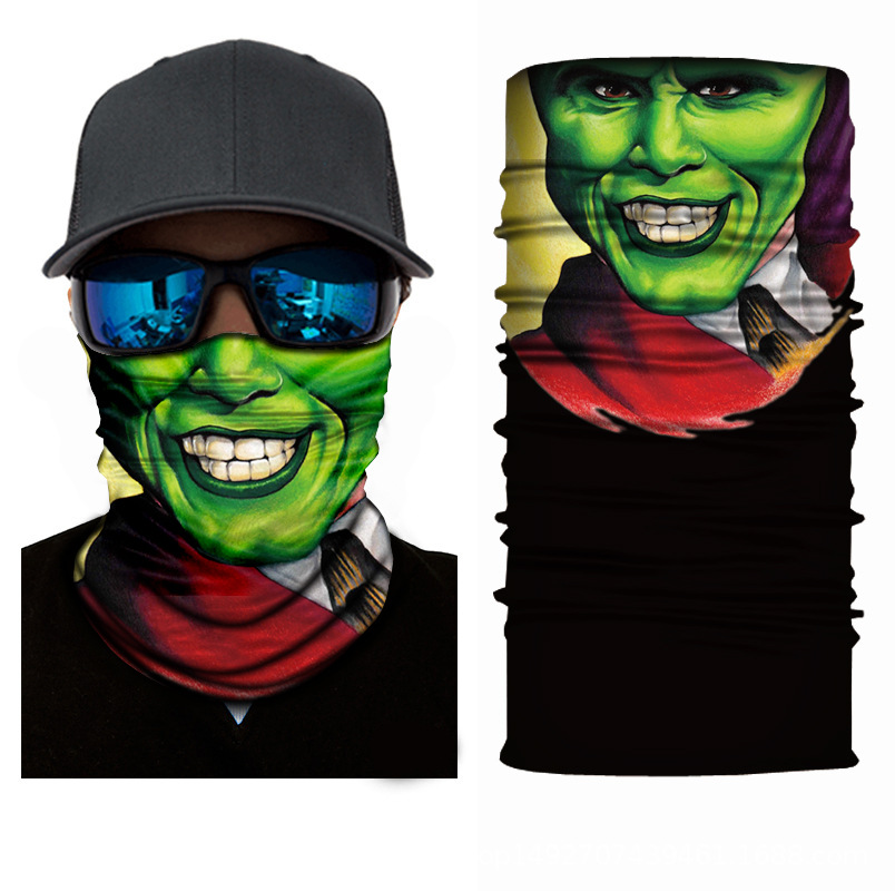 男性と女性のためのシームレスなスカルネックウォーマーガード, - Motorcycle Neck Gaiter Balaclava のレビューと価格