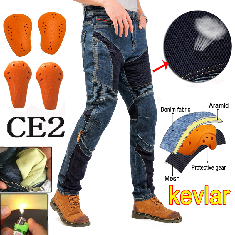 ヒットツイン アラミド バイク用ジーンズ モトパンツ ライデ - Motorcycle Pants Riding Armored のレビューと価格