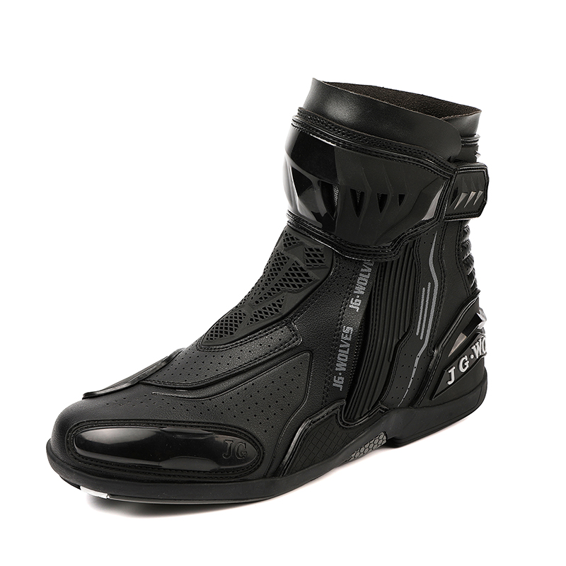 モトクロスブーツ男性用女性用レーシングブーツ安全なライディン - Motorcycle Boots Waterproof Riding のレビューと価格