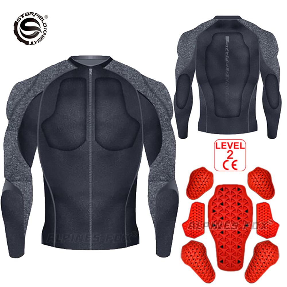 夏男性オートバイソフトアーマージャケット CE レベル 2  - Motorcycle Back Protector Ce Level 2 のレビューと価格