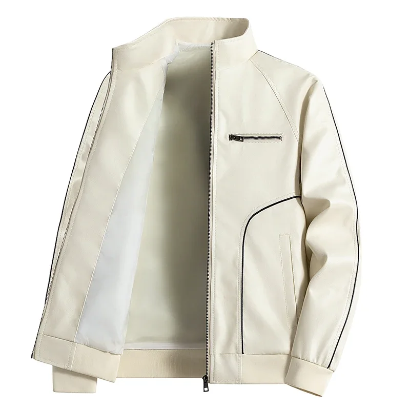 メンズ クラシック レトロ レーシング バイカー レザー ジ - Leather Motorcycle Jacket Biker のレビューと価格