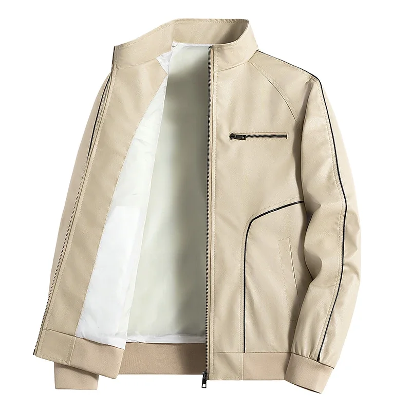 メンズ クラシック レトロ レーシング バイカー レザー ジ - Leather Motorcycle Jacket Biker のレビューと価格