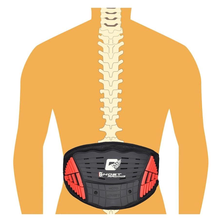 バイク用 腰当てベルト 調節可能 通気性 モト用 腰椎サポー - Motorcycle Kidney Belt Riding のレビューと価格