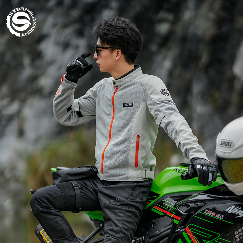 スターフィールドナイトオートバイジャケット春夏メッシュ通気性 - Motorcycle Mesh Jacket Summer Breathable のレビューと価格