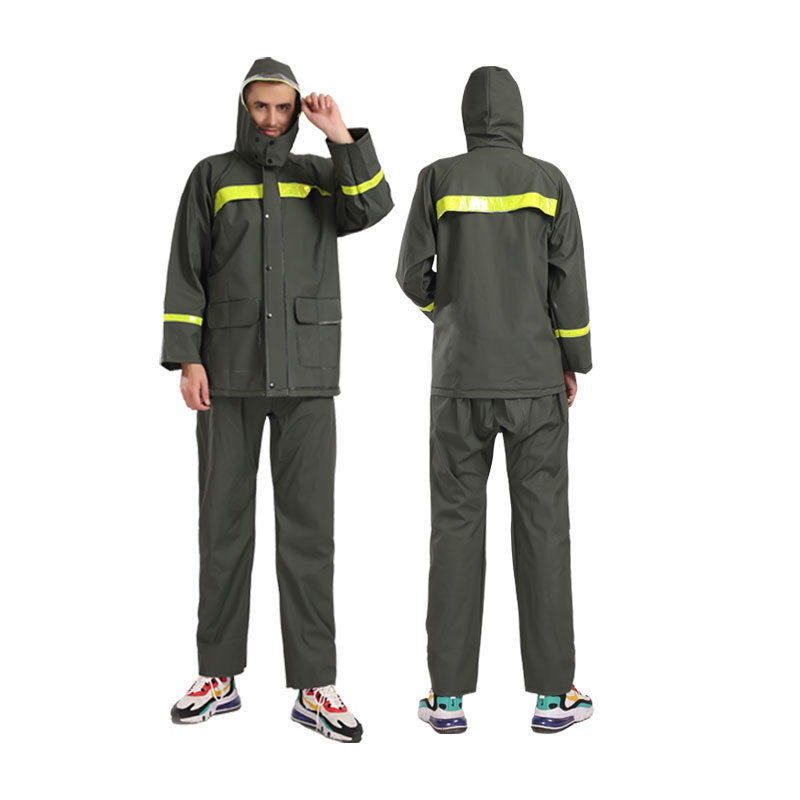 メンズ・レディース用防水レインスーツ、2点セット（レインコー - Motorcycle Rain Suit 2 Piece のレビューと価格