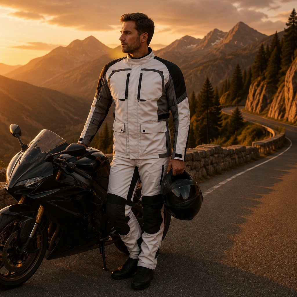 防水バイクジャケット メンズ 600Dオックスフォード素材  - Motorcycle Riding Jacket Waterproof のレビューと価格