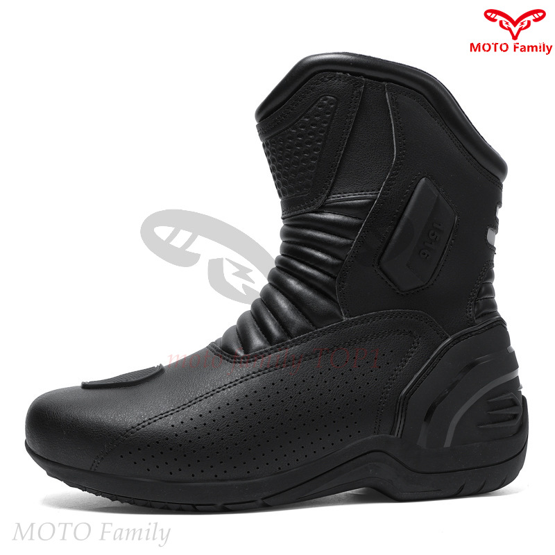 バイクシューズ 滑り止めバイクブーツ 防水クッション性 デイ - Motorcycle Boots Waterproof Riding のレビューと価格