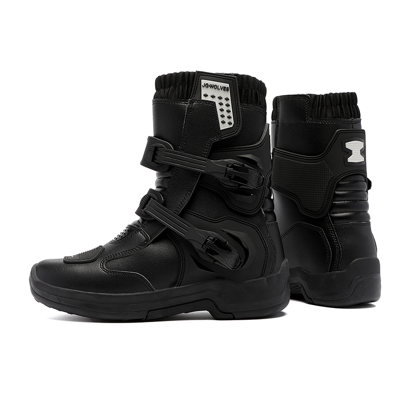 オフロードレーシング用保護バイクブーツ ハイカットブーツ 防 - Motorcycle Boots Waterproof Riding のレビューと価格