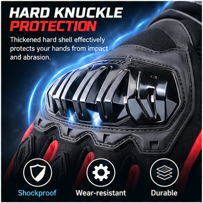 冬用バイクグローブ 防水 防風 ハードナックルプロテクター  - Motorcycle Gloves Leather Knuckle のレビューと価格