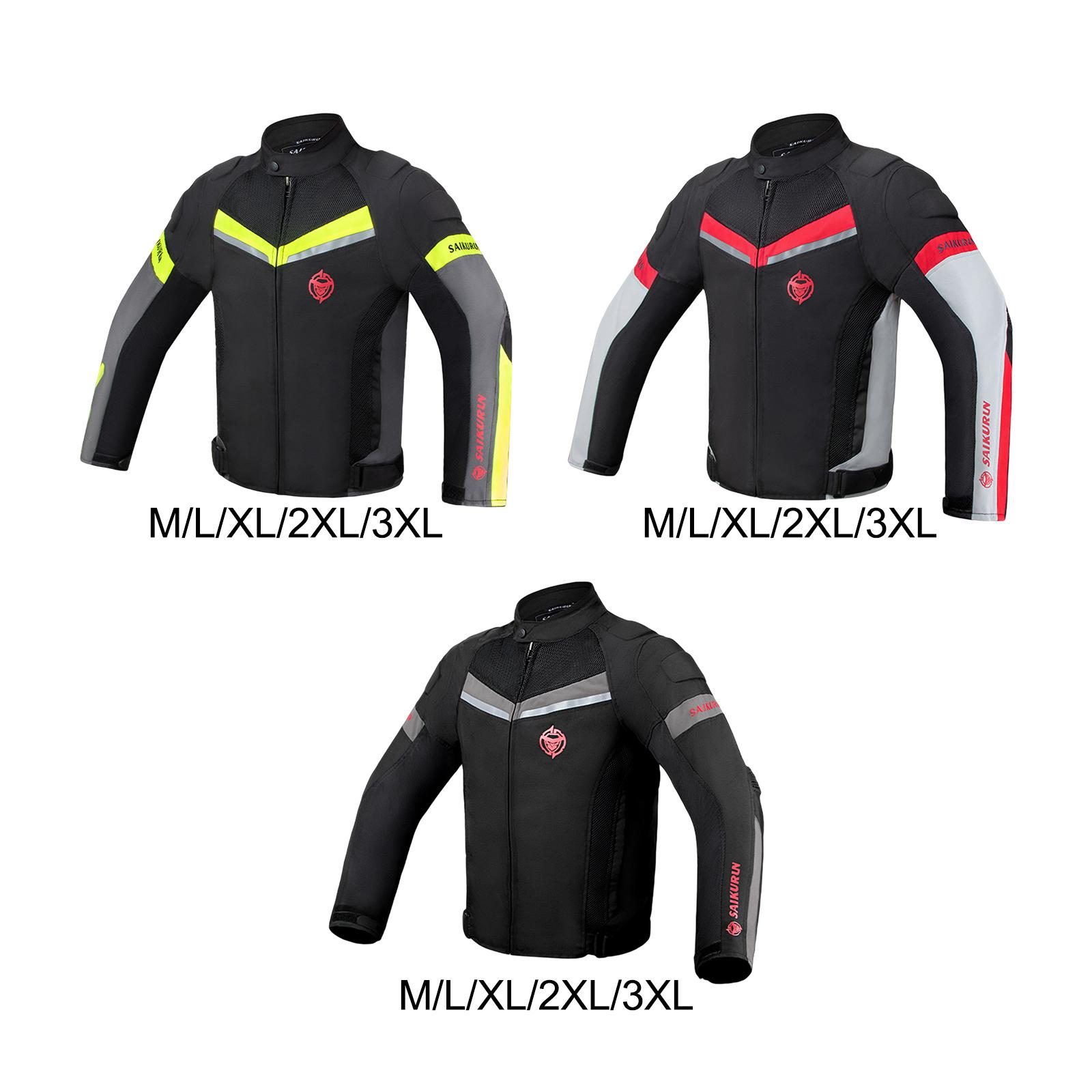 夏用バイクジャケット、パッド付き、通気性、夜間反射、レース保 - Motorcycle Mesh Jacket Summer Breathable のレビューと価格