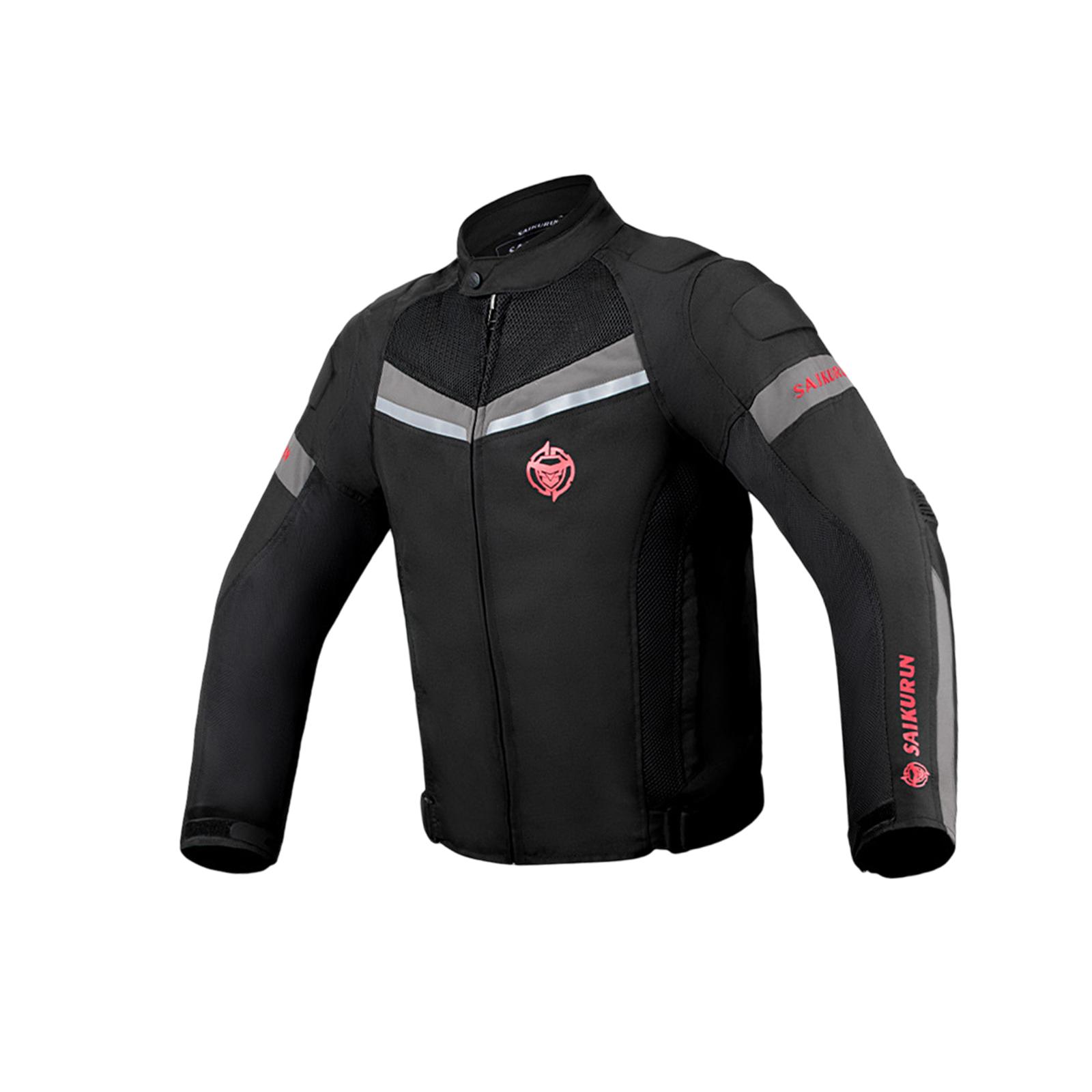 夏用バイクジャケット、パッド付き、通気性、夜間反射、レース保 - Motorcycle Mesh Jacket Summer Breathable のレビューと価格