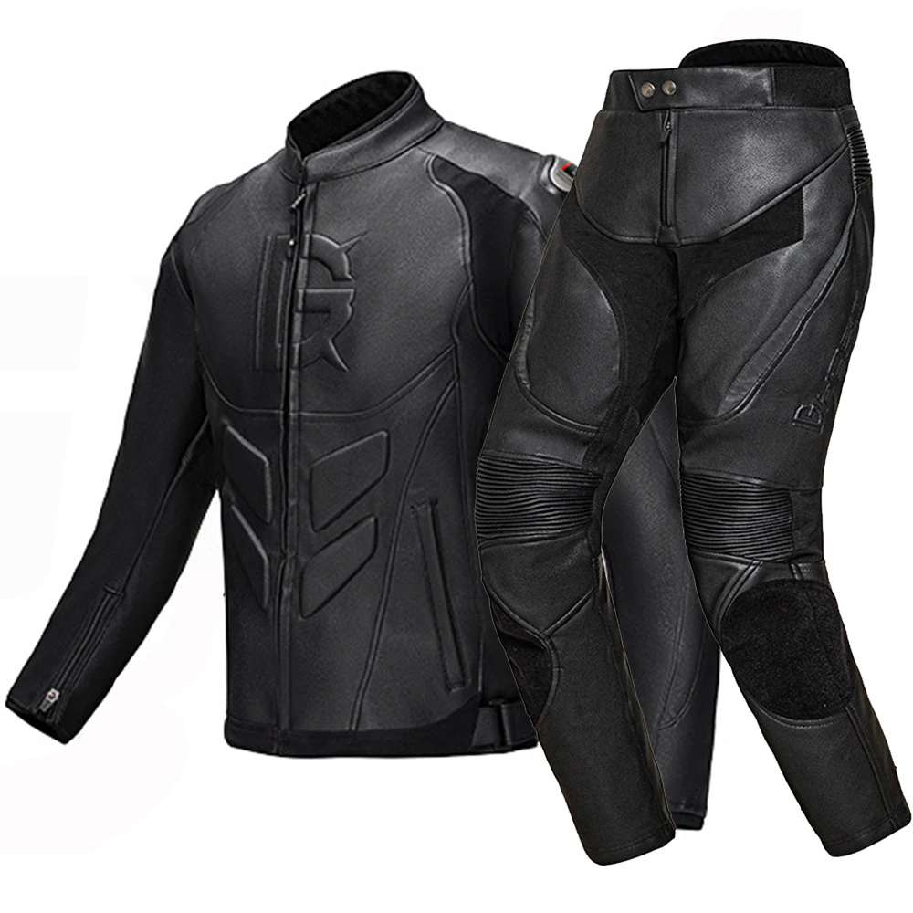 ゴーストレース-男性用の革製オートバイジャケット,防水,乗馬 - Motorcycle Riding Jacket Waterproof のレビューと価格
