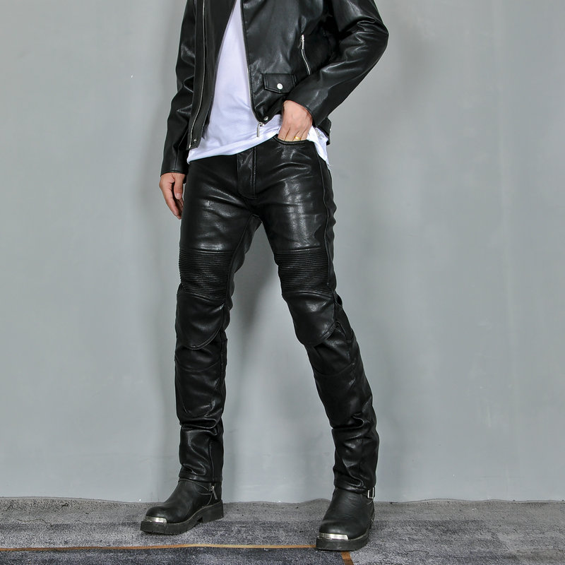 冬用メンズバイクライディングパンツ、プラスベルベット、防風防 - Motorcycle Pants Riding Armored のレビューと価格
