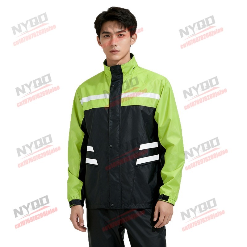 防水防風バイク用レインスーツ、男女兼用2ピースジャケット＆パ - Motorcycle Rain Suit 2 Piece のレビューと価格