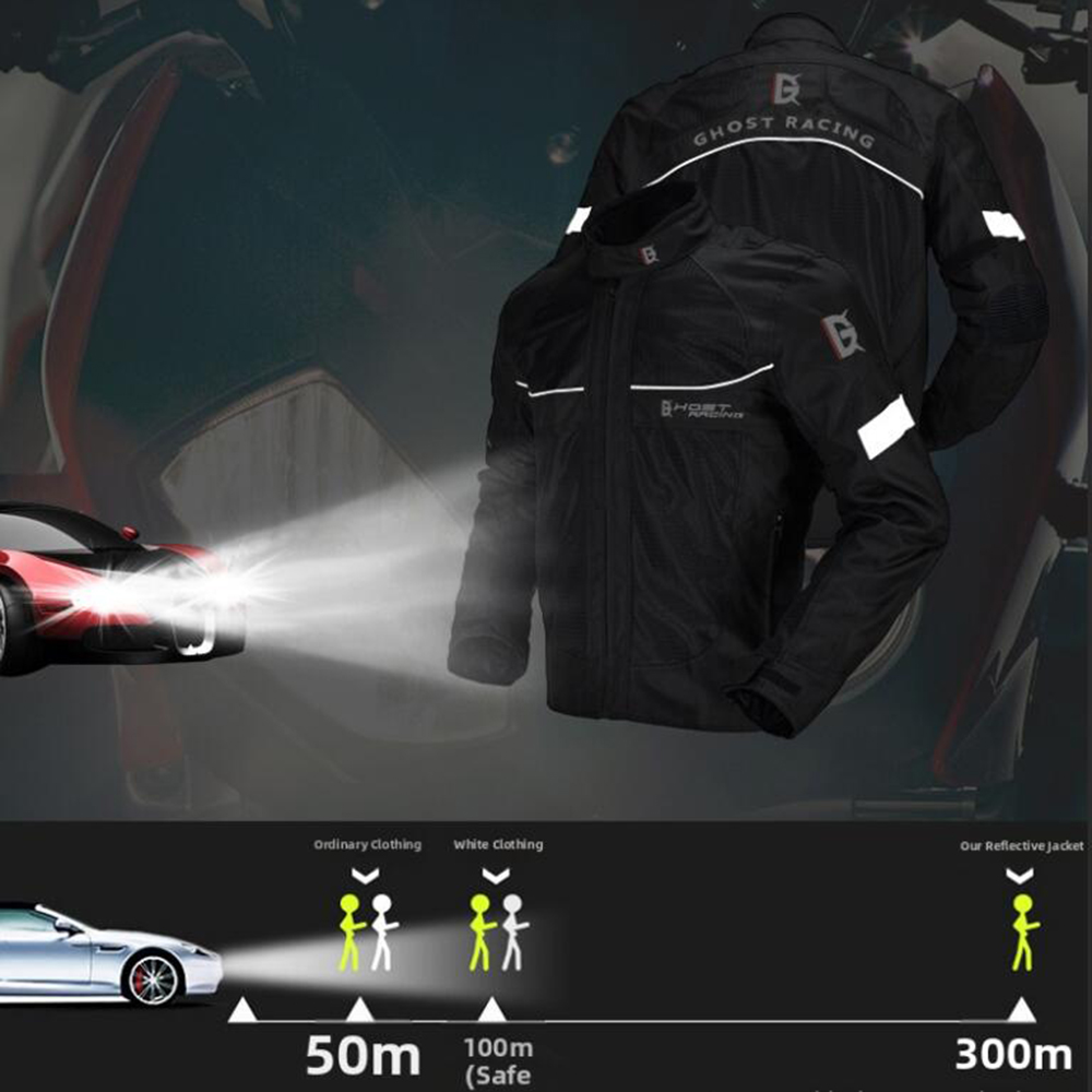 夏のオートバイジャケット通気性メッシュモトクロスジャケット反 - Motorcycle Mesh Jacket Summer Breathable のレビューと価格
