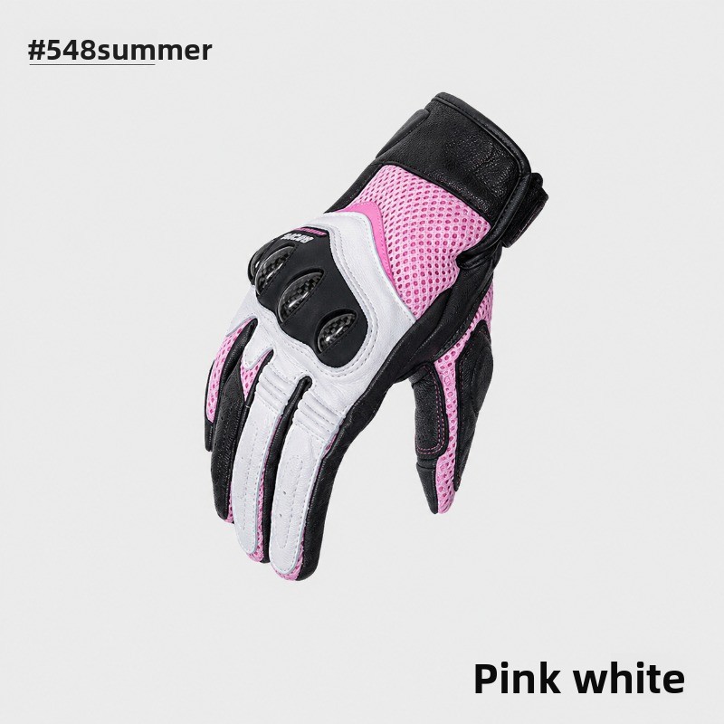 STAR FIELD KNIGHT レディース サマーバイク - Motorcycle Gloves Leather Knuckle のレビューと価格